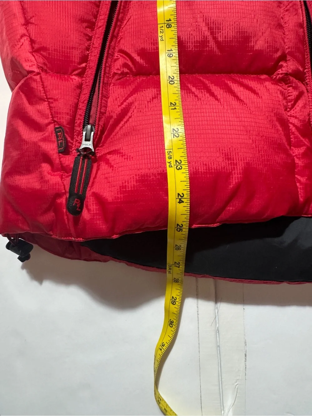 Vintage 90s Ralph Lauren Polo Sport Down Puffer Vest Red Men's L
